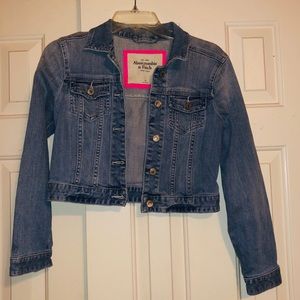 Abercrombie and Fitch blue jean jacket